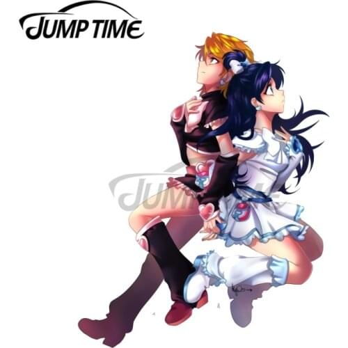 JumpTime 13 x 6.8cm Pretty Cure First Serie Funny Car Stickers Scratch-Proof Decal Personality Creative Car Door Protector Decor