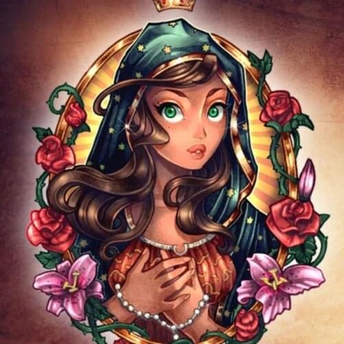 5D DIY Diamond Painting Mosaic Picture Embroidery Full Disney Princess Cross Stitch Kits Cube Home Decoration Painting Gifts