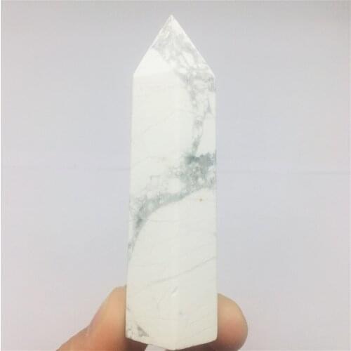 6-7cm Natural White pine stonecrystal crystal rod point healing 1pc