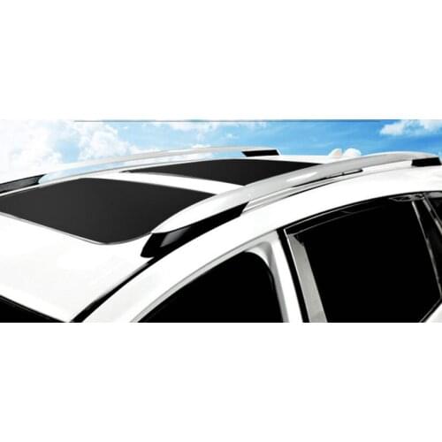 For Toyota Rav4 Rav 4 2013 2014 2015 2016 2017 2018 Aluminum Sliver Side Bars Rails Roof Rack Luggage Carrier Accessories