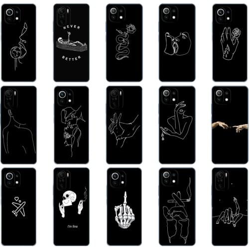 For xiaomi Mi 11 | Mi 11 Lite 5G | Mi 11i | Mi11 Lite 4G Case For xiaomi11 i Silicon Soft TPU Back Phone Cover On Xiomi Mi11Lite