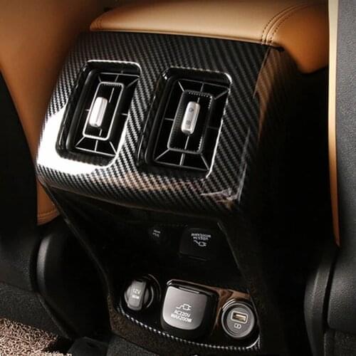 For Kia Sorento MQ4 2021 2022 Car Rear Seat Console Air Conditioner Outlet Frame Cover Trim Decorative Accessories