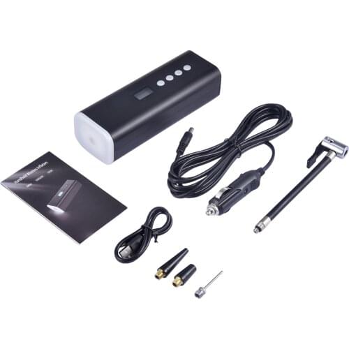 Electric Inflator Pump Cordless Air Pump Portable Smart Digital Tire Pressure Detection Inflator Pump Bike Motorcycle Car