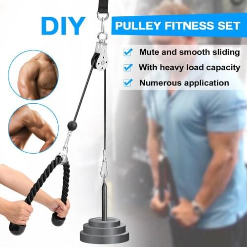 Fitness Equipment for home gym Arm Biceps Tricep Blaster Gym Home Equipment Stick Pull Rope Wrist Roller Forearm Workout weight