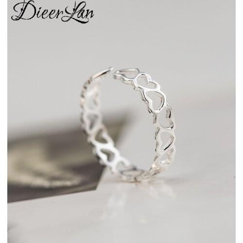 Hot Sale Charming Romantic Love Heart Rings for Women Men Jewelry Adjustable Size Rings Christmas Gift Dropship 2021