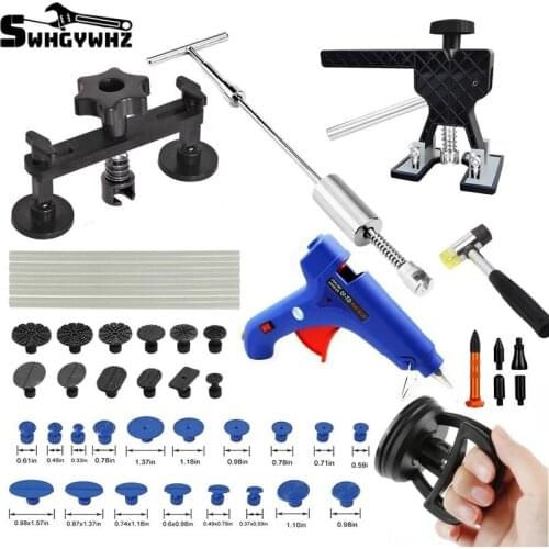 Auto Body Paintless Dent Repair Removal Tool Dent Repair Kit Car Dent Puller Car Dent Repair Tool 20W Glue Gun Stick Hand Tool