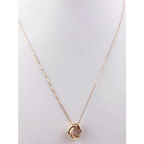 Korean fashion necklace steel