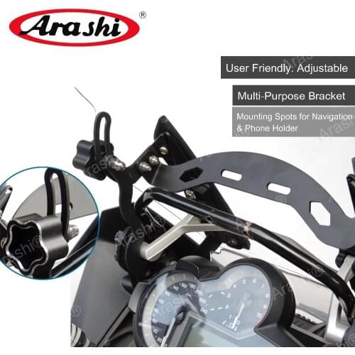 Arashi R1200GS LC Adventure 2014-2018 Windscreen Bracket Mount For BMW Adjustable Windscreen Holder Hard Steel R 1200 GS GS1200