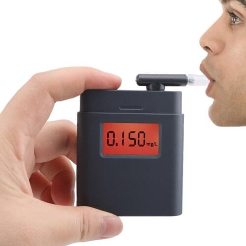 LEEPEE Digital Breath Alcohol Tester Alcohol Detector Professional Breath Analyzer Breathalyzer