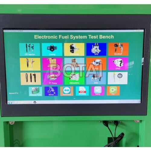 NEW CRS960 COMMON RAIL SYSTEM TEST PROGRAM WITH QR BIP FUNCTION, CAT HEUI PUMP AND INJECTOR TEST FUNCTION ,VP37 VP44 RED4 HPI