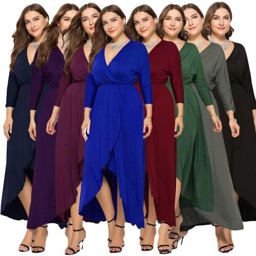 Newest L-4xl Oversize Women Classy Dress Good Cotton Plus Size Clothes Special Design Fashion Slim Summer Dress Hotsell Oversea