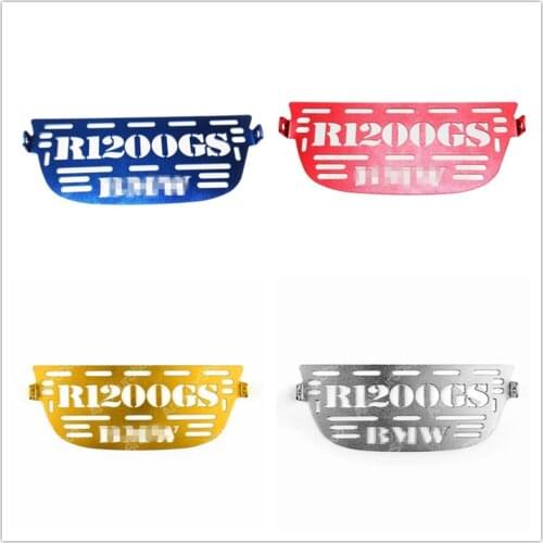 Aftermarket free shipping motorcycle parts For BMW R1200GS R 1200 GS BLUE Motorcycle Quality Aluminium Oil Cooler Guard GOLD RED
