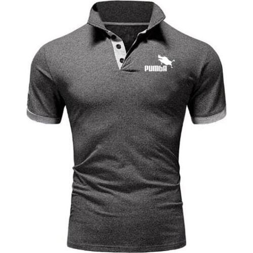 Summer High Quality Men Polo Shirts Casual Business Social Short Sleeve Mens Shirts Stand Collar Print Polo Shirt Men Navy Polo