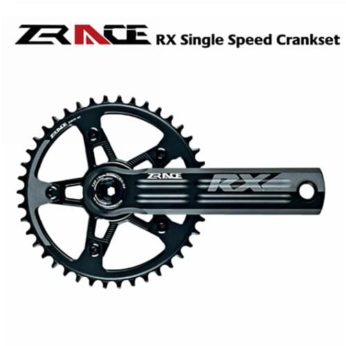 ZRACE RX Single Speed Crank Chainset Crankset,40T / 42T / 44T,170 / 172.5 / 175,for gravel-bikes Cyclo-Cross, DUB BB29