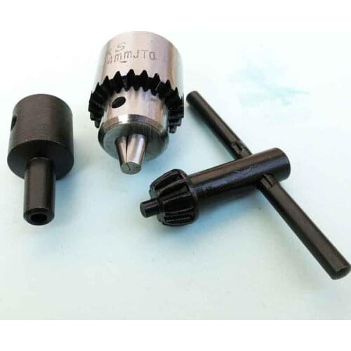 JT0 Drill Chuck Clamping 0.3-4mm Drilling Bit Electic Drill Accessories DIY Drilling Tools for motor with 6mm dia shaft