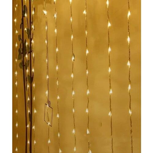 320LED bulbs water flow snowing effect curtain led waterfall string Lights 3M*3M Christmas Xmas Wedding Party Background garden