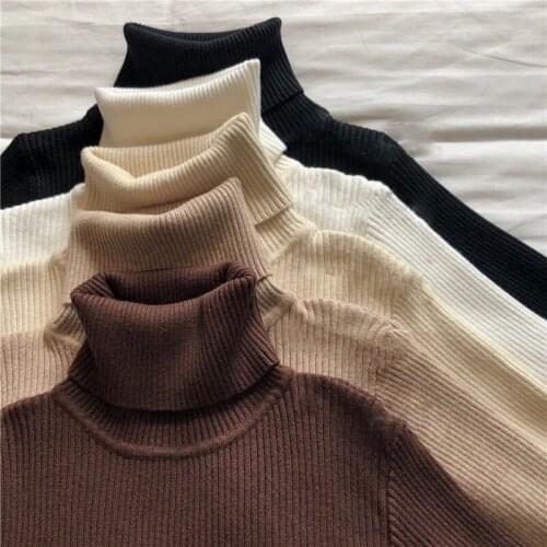 Women Sweaters 2021Autumn Winter Tops Korean Slim Women Pullover Knitted Sweater Jumper Soft Warm Pull Femme