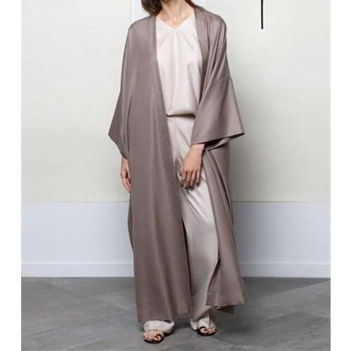 Moroccan Dress Caftan Islam Turkey Muslim Fashion Cardigan Mujer Abayas For Women Batwing Kaftan Abaya Dubai Kimono Robe Femme