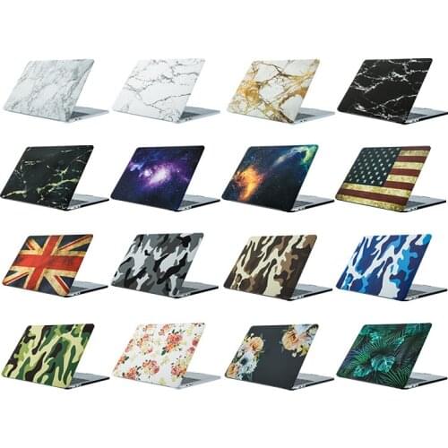 Custom Hard Touch Bar Matte Draw Print Marble Case For Macbook Air 11.6 Air 12 13.3 Retina Air 2020 13.3 Pro A1706 A1708 Case
