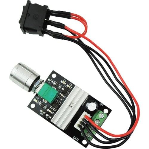 10pcs/lot 6V 12V 24V 3A 80W PWM DC Motor Speed Controller, Forward Reversible Switch PWM parts DC motor accessories