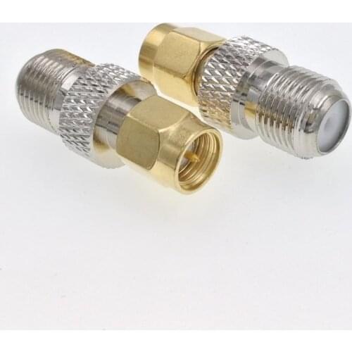 100pcs Gold SMA Male To F Female RF Connector Adapter