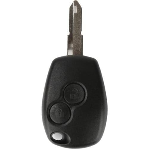 2 Buttons Car Remote Buttons Key Shell Auto Replacement Key Shell for RENAULT Clio DACIA Logan DACIA Sandero