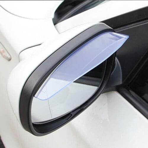 2 PVC car styling waterproof rearview mirror eyebrow rain cover for Jeep Grand Cherokee/Compass/Commander/Wrangler/Rubicon/SAHAL