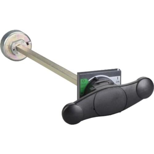 31052 extended rotary handle, front control, Compact INS/INV 320 to 630, Compact INSJ400, black handle