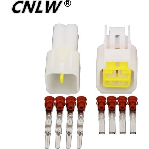 4 Pin Waterproof Electrical Wire Connector DJ7041Y-2.3-11/21 Male and female Automobile Connector Plug with Terminal