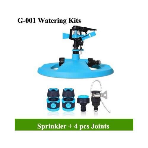ABS Watering Kits 360 Degree Automatic Rotating Water Sprinkler System Garden Lawn Irrigation Sets With 4 Joints G001 Kits