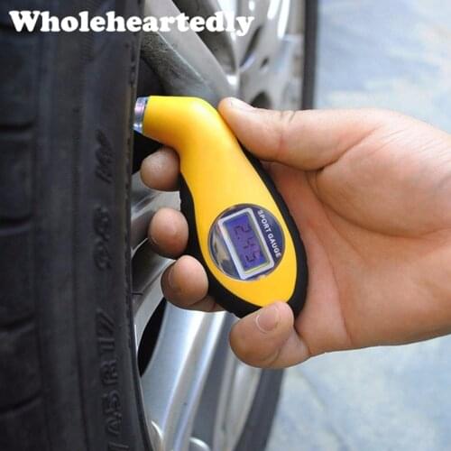 Digital LCD display Car tire tyre Air Pressure Gauge Meter manometer barometers tester Tool for Auto Car Motorcycle Vehicle