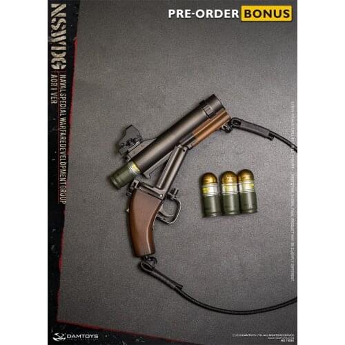 DAMTOYS DAM 78065 Scale 1/6th American Seal Special Army Soldier M79 Shotgun With 4 Bullets Weapon Model For 12inch Doll Action