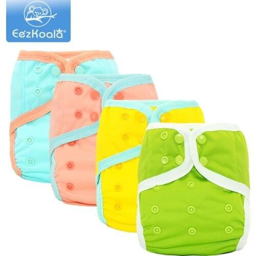 EezKoala Eco-Friendly OS Cloth Diaper Cover Stretched Colorful Binding Baby Diaper Cover Eco-friendly Washable Flexible Cover