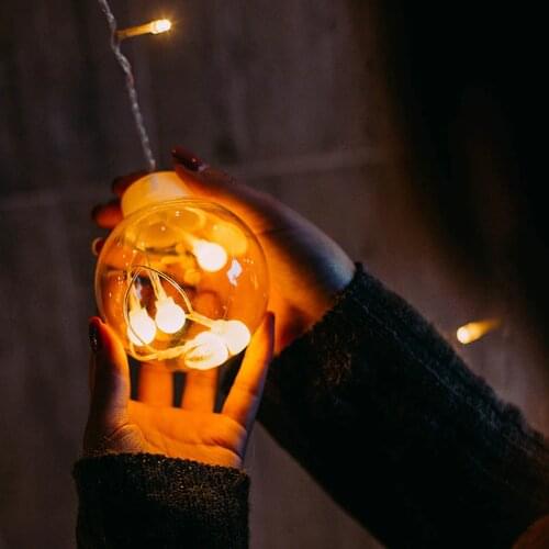 Fairy Light String 4.5m 108leds Christmas Wishing Ball Curtain Lights for Room Decor Navidad Holiday Wedding Decoration Garland