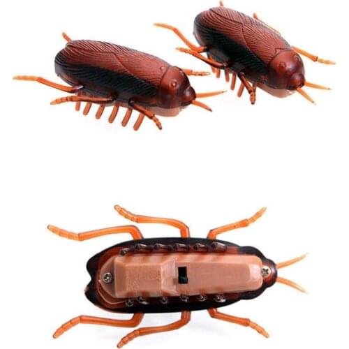 Dogs Pet Toy Training Simulation Electronic Interactive Funny Cockroach Playing Of Play Hard fake Spoof cockroache Cat Toy