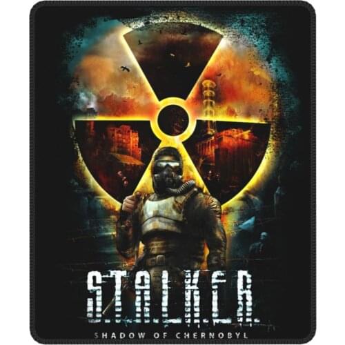 Stalker Shadow Of Chernobyl Crazy Mouse Pad Waterproof Desk Mat Pads Natural Rubber Computer Keyboard Desk Pad
