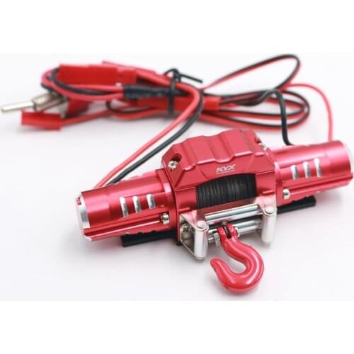 KYX Racing Metal Twin Motor Winch Dual Motor for 1/10 RC Crawler Car Axial SCX10 II 90046 Traxxas TRX-4 TRX4