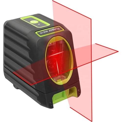 Huepar Red Beam Cross Line Laser Level 150/130 Degree Vertical/Horizontal Lasers 635nm Self-leveling Nivel Laser Diagnostic Tool