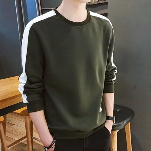 Mens Hoodies Long Sleeve Sweatshirt 2021 Winter Solid Color Army Green Sweatshirt Streetwear Slim Hoodies Men M-4XL Big Size