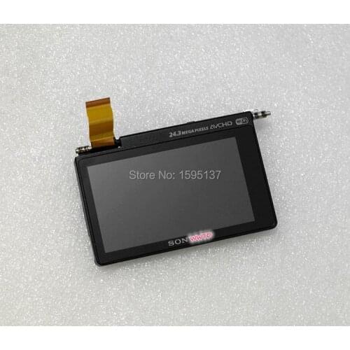 Original Touch LCD Display Screen assy with Shell and LCD Hinge cable repair parts for Sony A5100 ILCE-5100 Camera