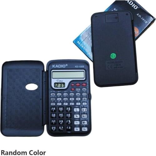 Portable Multifunctional Pocket Handheld Scientific Calculator With Clock Student School College For Mathematics Teaching