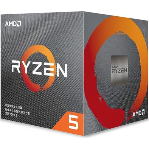 RYZEN 5 3600X 3.8Ghz Processors 6Cores-12Threads 95W L3=32M 7NM AM4 PCIe4.0x16 DDR4 X470/B450 AMD ZEN2 CPU Boxed with Cooler