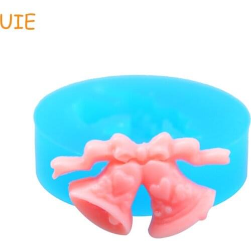 PYL025U 23.5mm Bells Silicone Mold - Cake Decoration Craft, Fondant, Cookie Biscuit, Resin, Gum Paste, Chocolate, Jewelry Candle
