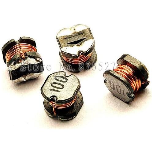 50PCS/LOT SMD power inductors CD54 10UH printing 100
