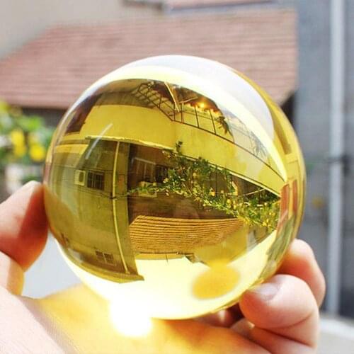 9 Color Feng Shui Glass Ball Crystal Ball Decoration Souvenirs Wedding 40mm Crafts Photography Props Fashion Figurines Home