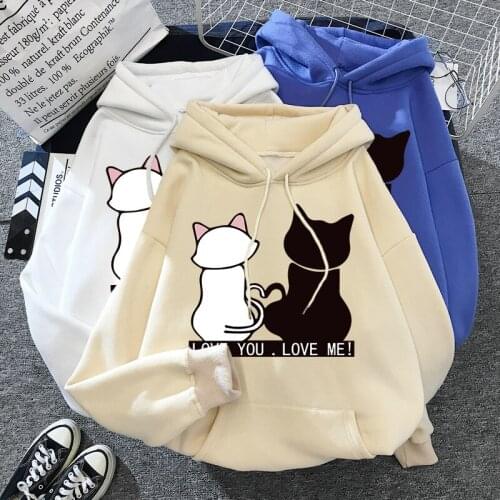 Hoodies oversized print Kangaroo Pocket Sweatshirts Hooded Harajuku Spring Casual Vintage Korean Pullovers Women sweetshirts