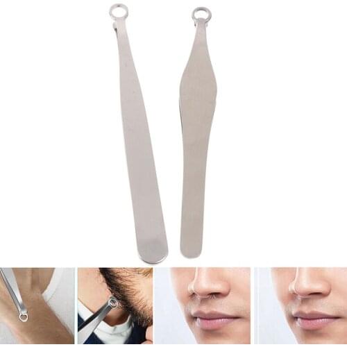 Trimmer Tweezer Round Tip Eyebrow Perfect Steel Nose Hair Removal Trimming Universal Nose Hair Trimming Tweezers Nose