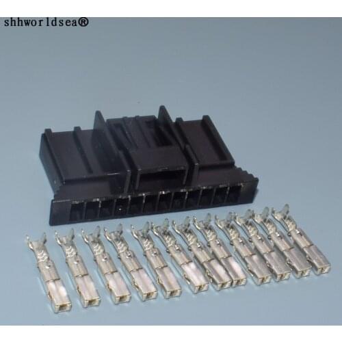 Worldgolden 12 pin 1.5mm wire harness connector plastic housing plug 211PC122S0017