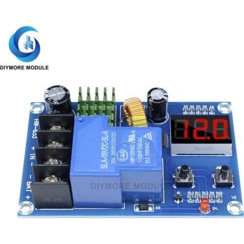 XH-M604 Battery Charger Control Module 18650 Lithium Lead Acid Battery DC 6-60V LED Digital Display Switch Controller Board