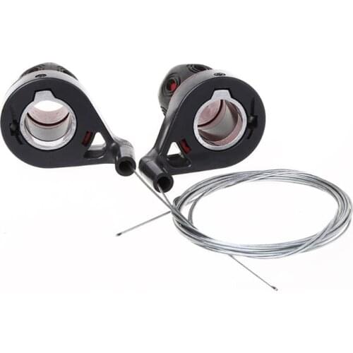 1 Pair Derailleur Grips Bicycle Lever Transmission Twist Grip Speed Change MTB Bike Compatible Cycling Gear Shifter Travel